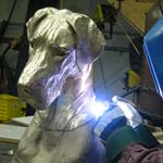 Parts are welded...